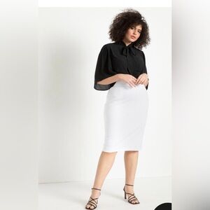 Eloquii Neoprene Pencil Skirt